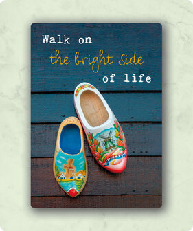 Kaart: Walk on the bright side of life | Zintenz