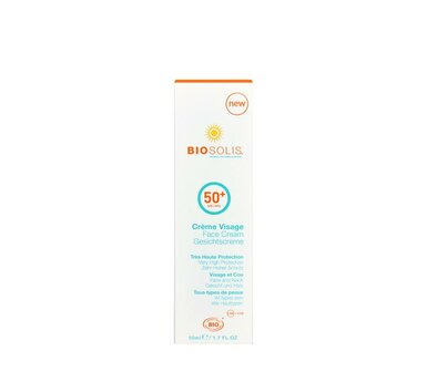 Zonnecreme SPF 50 voor gezicht | Biosolis