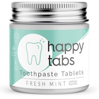 Happy Tabs - Toothpaste Tablets Fresh Mint Fluoride