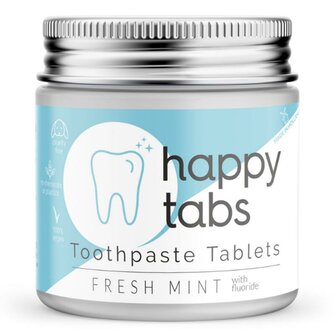 Toothpaste Tablets Fresh Mint | Happy Tabs