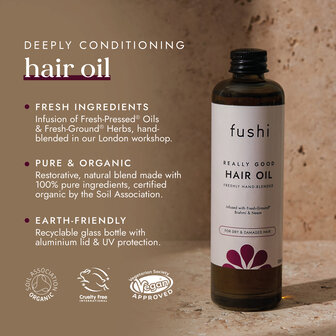 Fushi Wellbeing - Really Good Hair Oil 100ml1