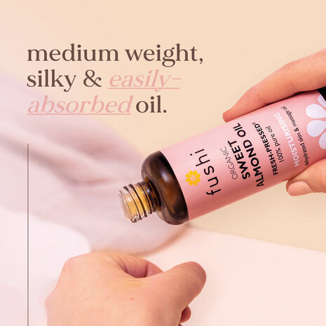 Fushi Wellbeing - Biologische Sweet Golden Almond Oil 100ml4