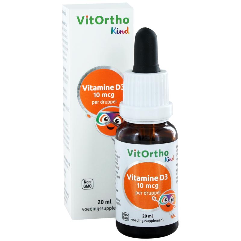 Kast Harde wind intern 100% natuurlijke zuivere Vitamine D3 supplement kind| Vitortho