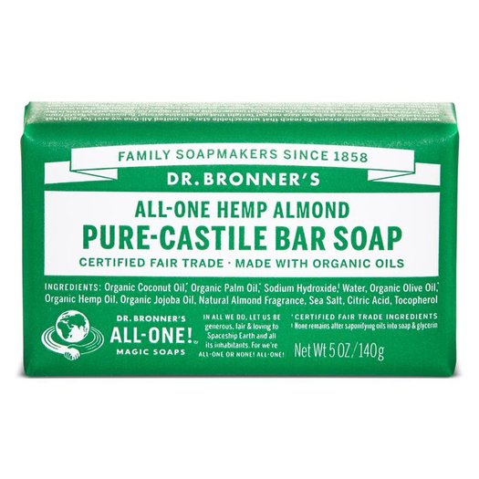 Natuurlijke, biologische soap bar almond zeep | Dr. Bronner's